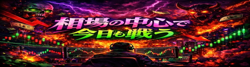 相場の中心で今日も戦う